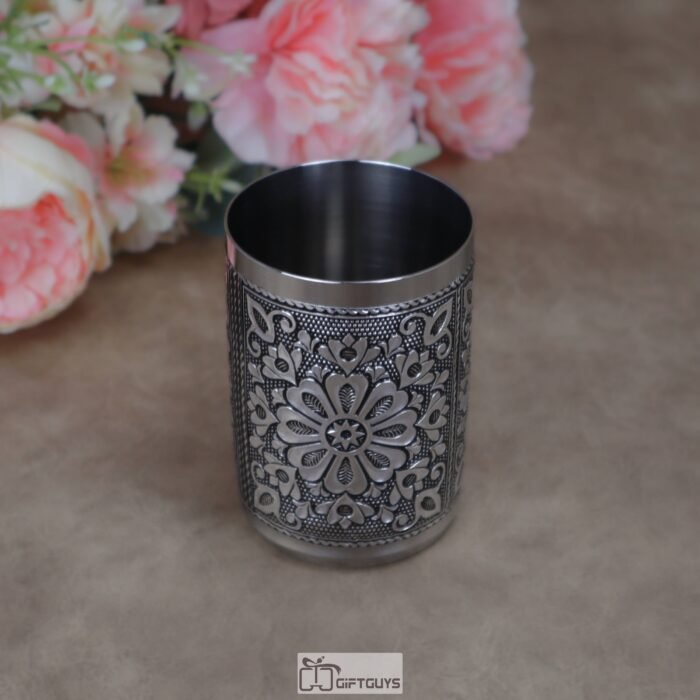 Oxidised Steel Glass – 250ml Traditional Drinkware