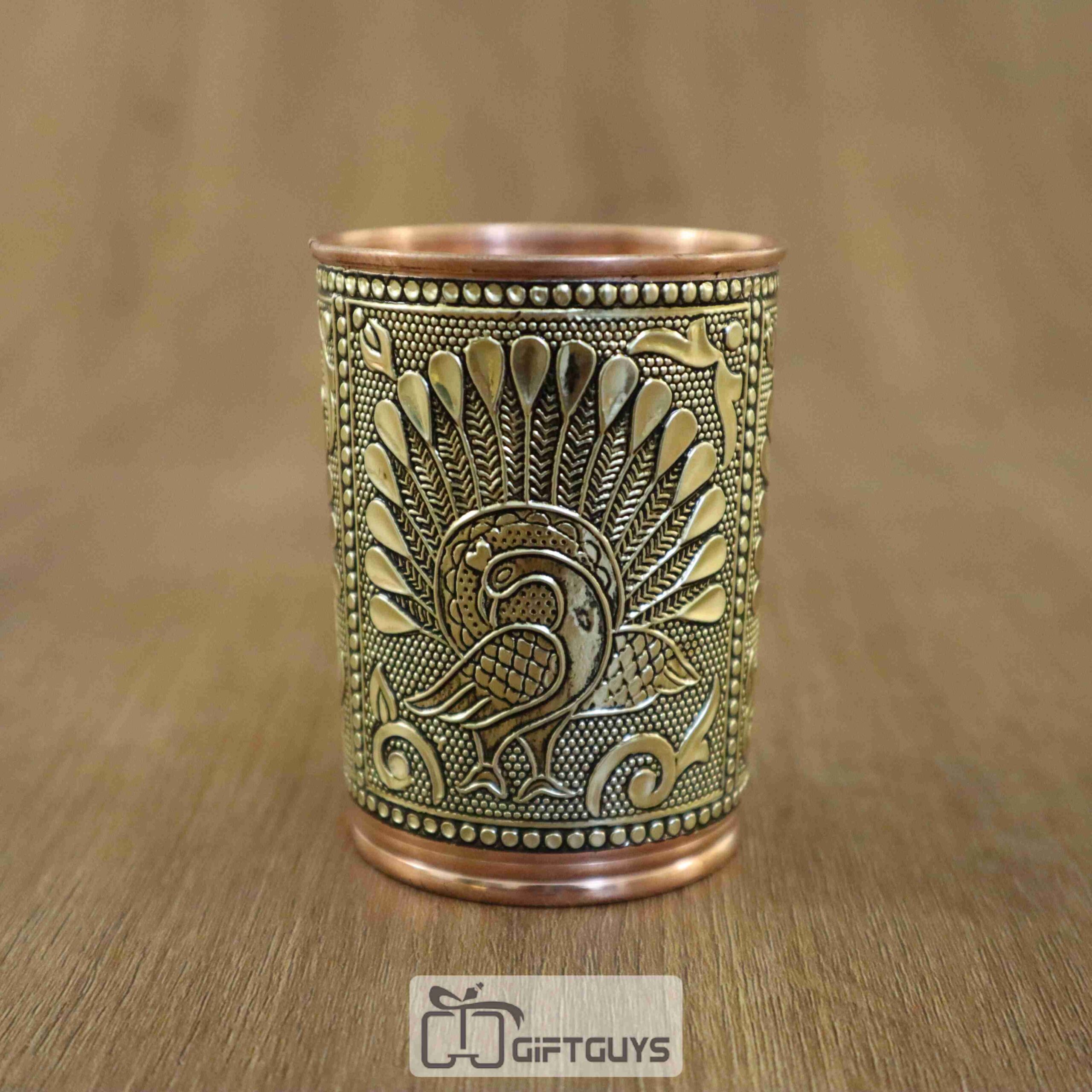 Copper Glass With German Oxidised Finish
