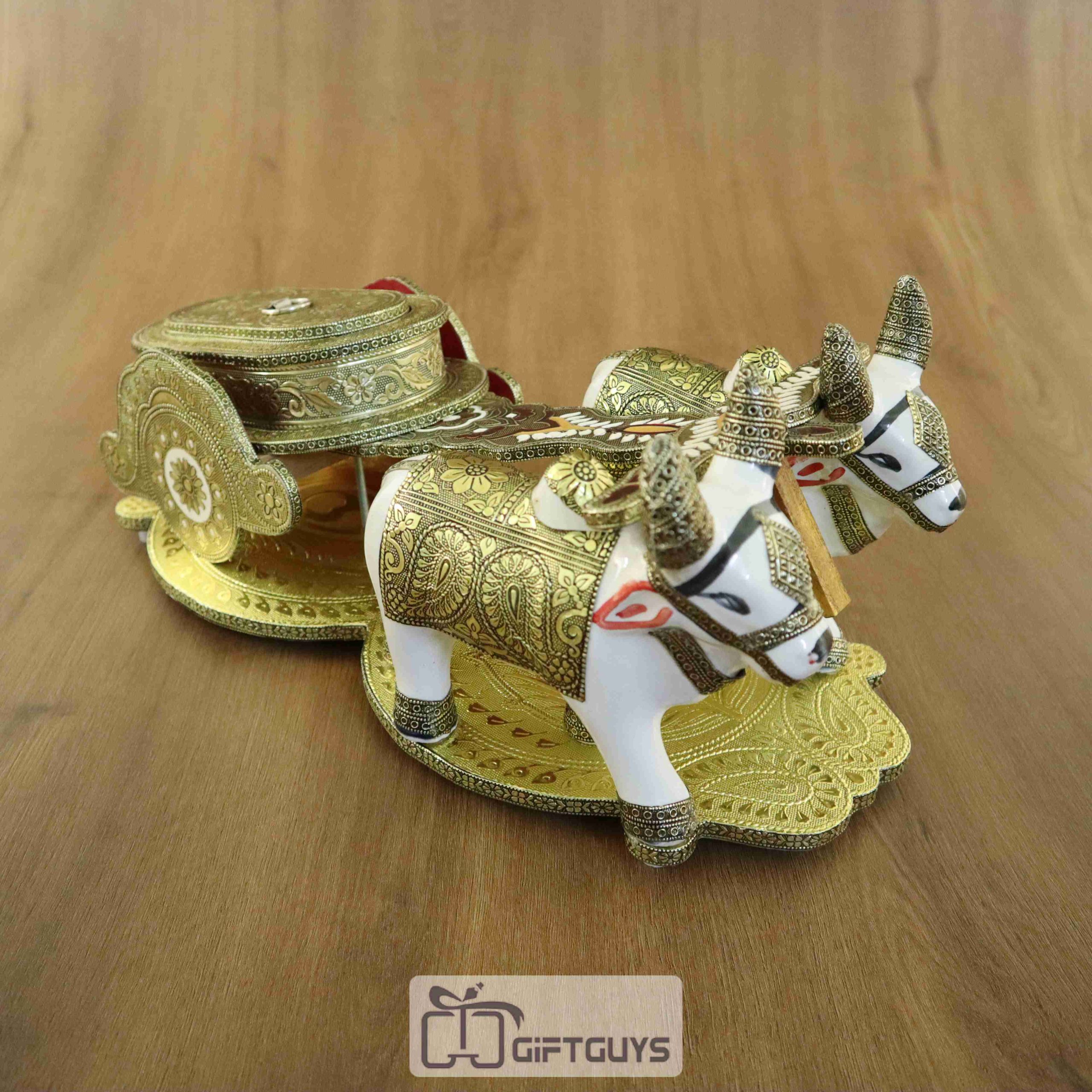 Decorative Oxidised Bullock Cart