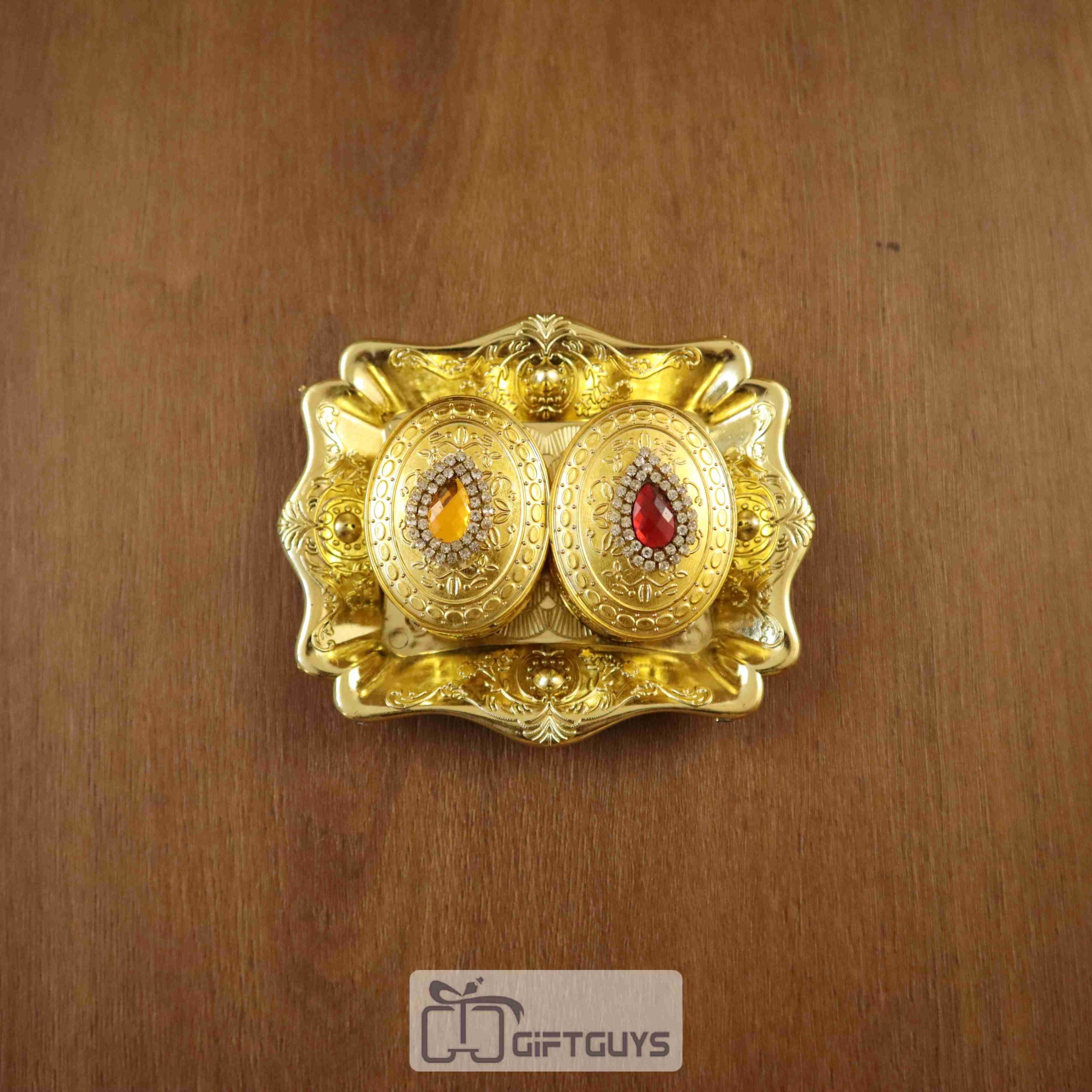2 Kumkum Box With Plate
