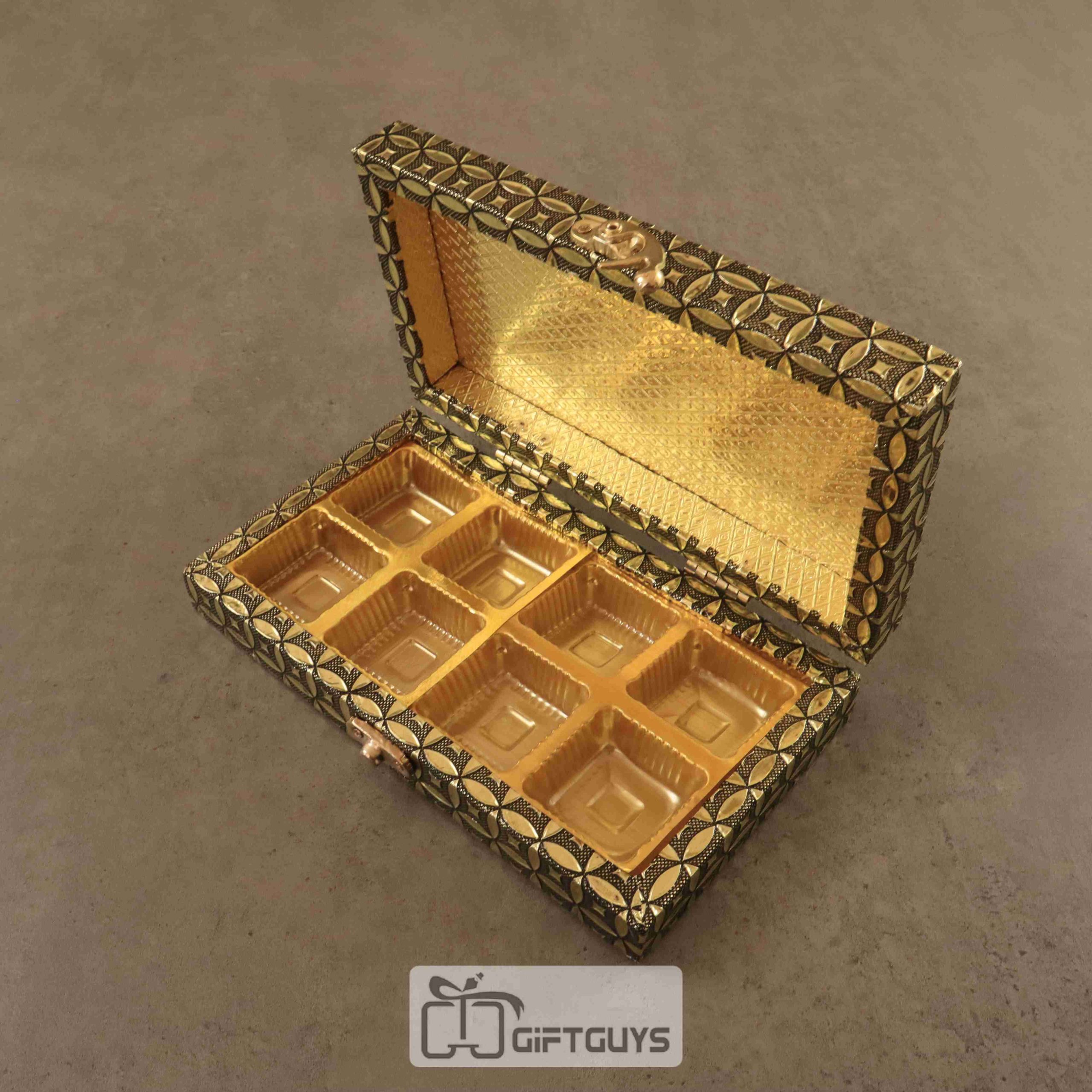 Golden Chocolate Box 8 Cavity