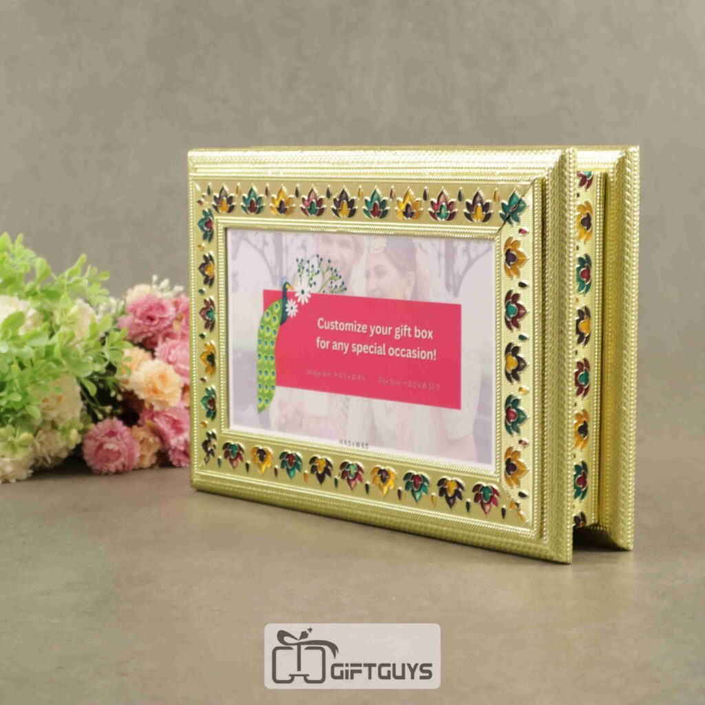 Open wooden dry fruit box with assorted dry fruits – elegant and thoughtful gift for every occasion