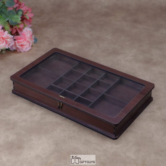 Premium Wooden Multi-Utility Chocolate & Dry Fruit Gift Box