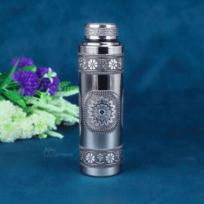Oxidised Stainless Steel Water Bottle 750ml | Leak-Proof & Eco-Friendly